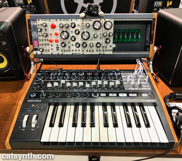 Arturia MiniBrute 2 and RackBrute