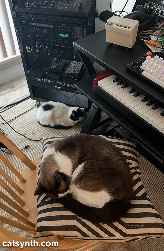 Sam Sam and Big Merp in the studio
