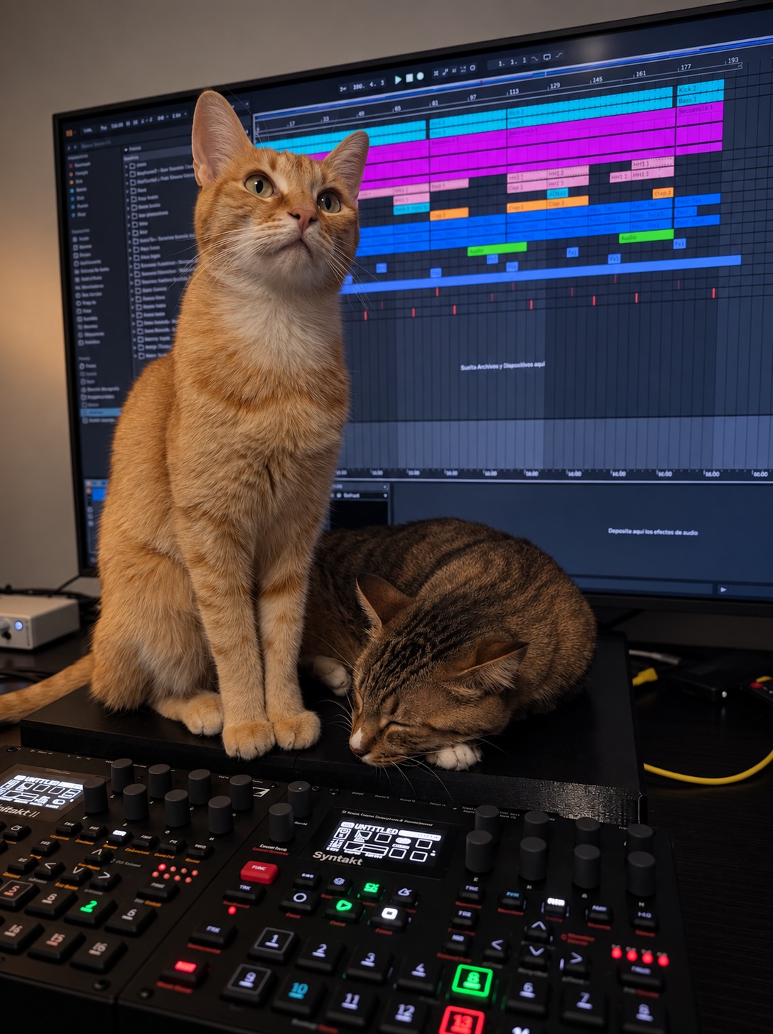 Peter & Ozzy with Elektron Digitakt & Syntakt